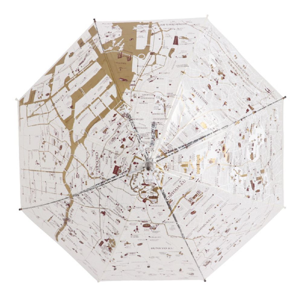 日本Caetla - Evereon可替換式環保輕量傘-東京散策-棕