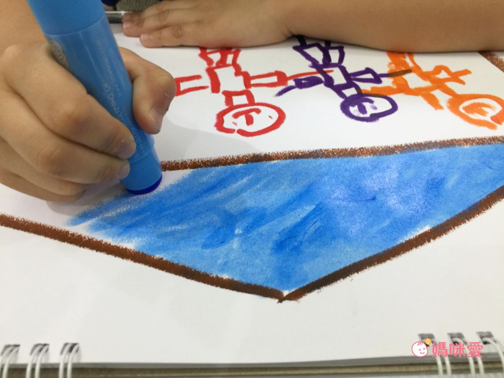 英國Little Brian - 可洗式無毒兒童專用水彩棒-12色(經典色）