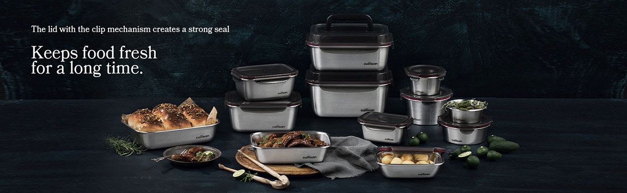 分隔不混味！韓國 Cuitisan 酷藝師保鮮盒 可微波的不銹鋼！