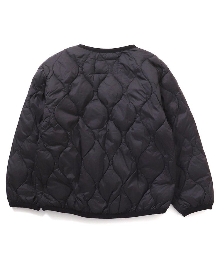 日本 BREEZE - 圓領好搭絎縫鋪棉外套(可機洗)-紅