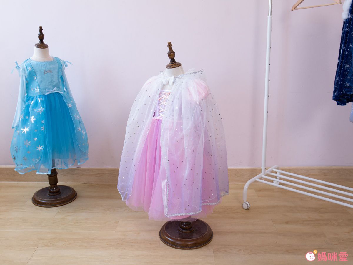 網紗連帽斗篷-漸變紫粉