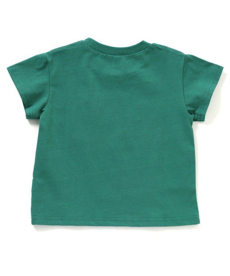 日本 apres les cours - 童趣印花口袋短袖上衣-昆蟲-草綠