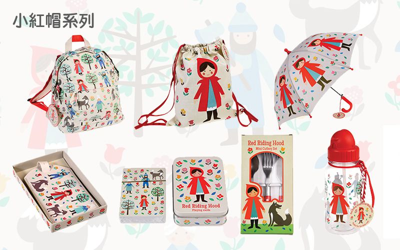 英國 Rex London - 鐵盒撲克牌/紙牌-小紅帽