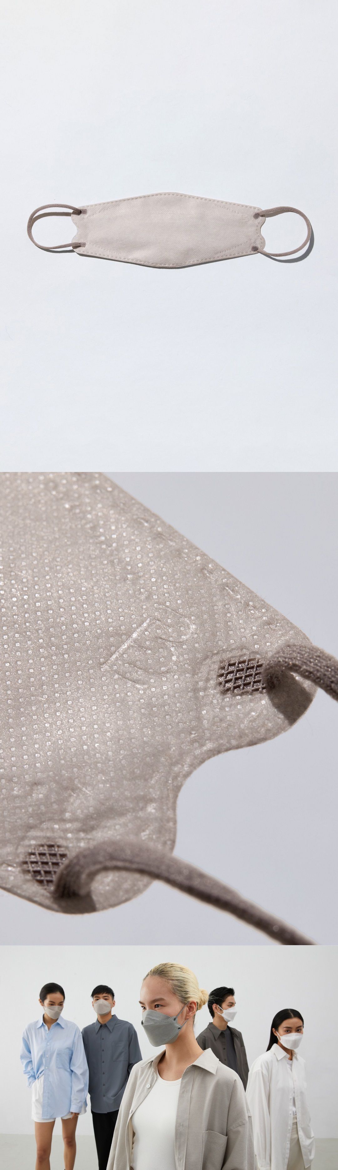 EVERY BREATH - 成人醫療級4D立體口罩/一心一罩/雙鋼印/台灣製-D壓差-靜謐裸-10入/盒(未滅菌)