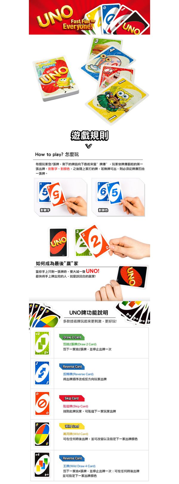 UNO - UNO 海綿寶寶