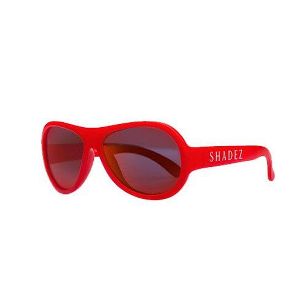 瑞士 SHADEZ - 可彎折嬰幼兒時尚太陽眼鏡-東方紅