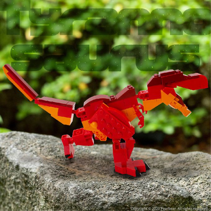 日本 Silverback - 可動擬真積木-霸王龍