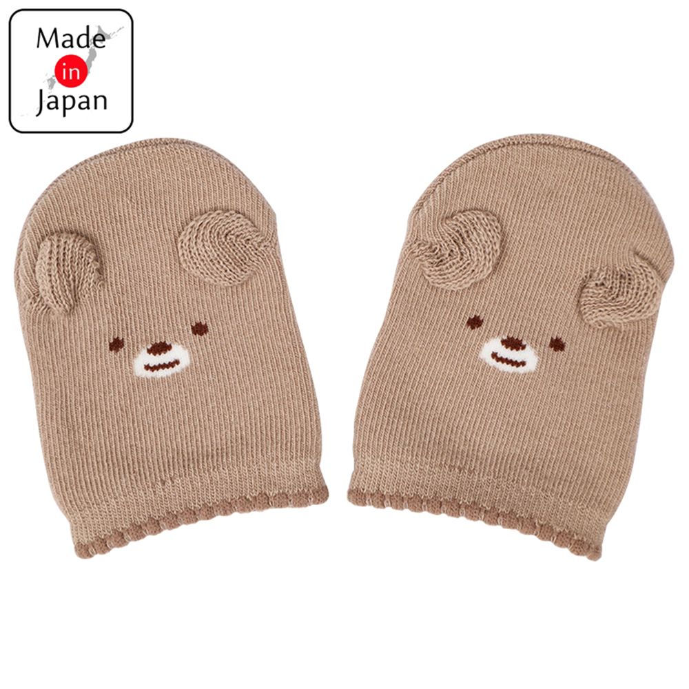 不易脫落手套-小熊-咖啡色 (50cm)