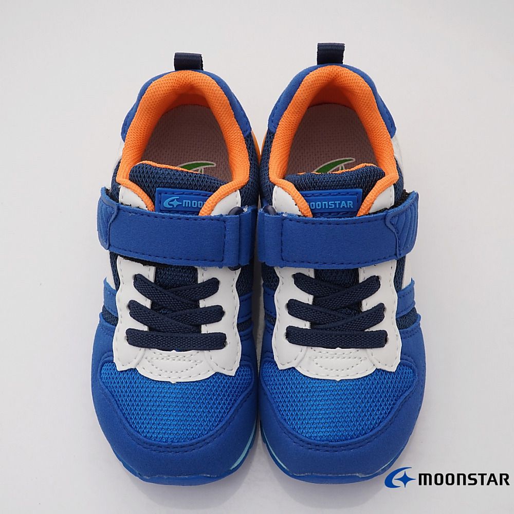 Moonstar日本月星 - 月星HI系列十大機能款(中小童段)-運動鞋-藍