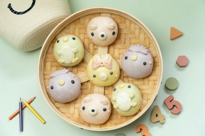 老甜媽手工饅頭 - 敲可愛海陸造型肉包8入-560g