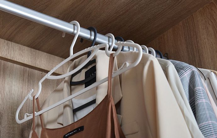 家窩 - MIT 佐伊多功能薄型防滑無痕衣架-40入-岩灰