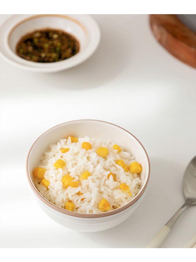 韓國 SSUEIM - RETRO系列極簡ins陶瓷飯碗2件組11cm (深藍)