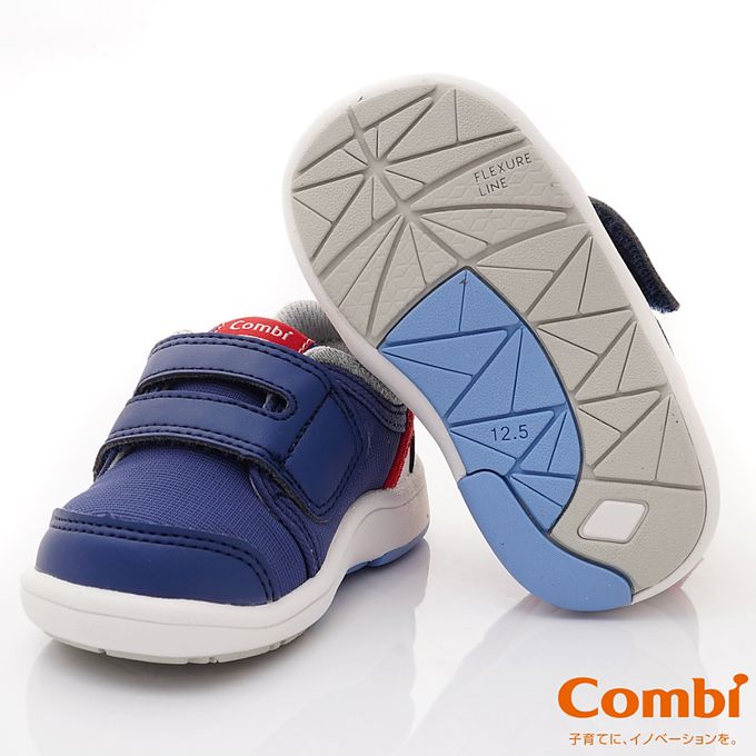 日本 Combi - COMBI醫學級NICEWALK兒童成長機能鞋-C2301NB(寶寶段)-休閒鞋-深藍