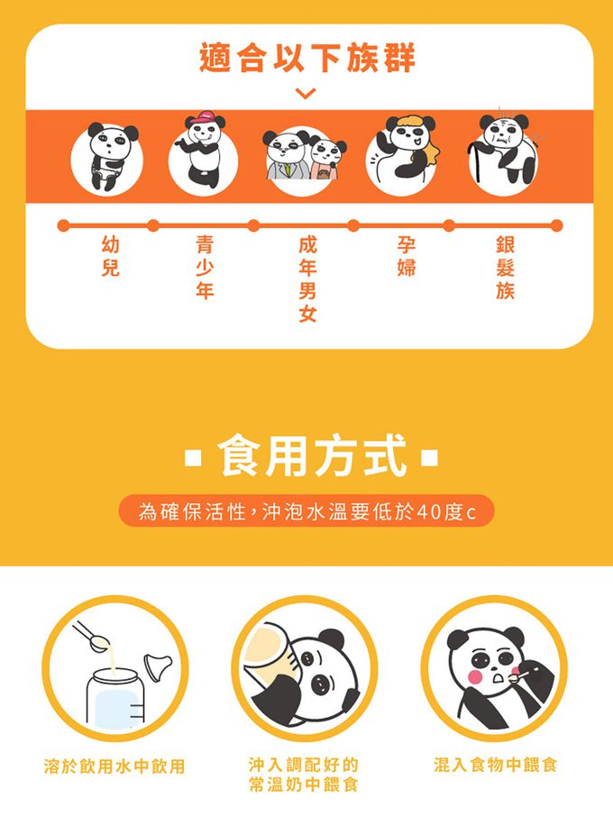 鑫耀生技Panda - 植物性DHA粉+蔬果綜合維他命粉