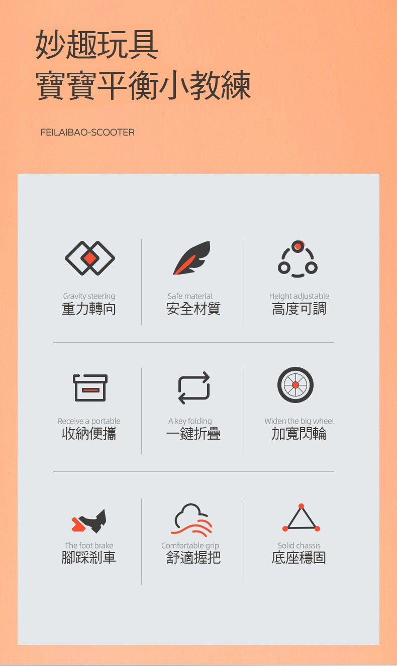 i-Smart - 二合一滑板車(輪子會發光)-酷炫藍