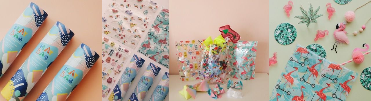 PLAY BAG瘋狂小袋 - 夏日系列三圖合一抗菌萬用立體袋–綜合包 (中型) 9入