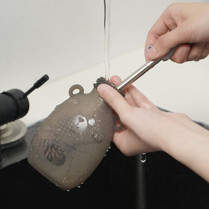 紐西蘭 HaaKaa - 矽膠小熊飲水袋(可裝飲料/果泥/嬰兒食品)-2入x170ml