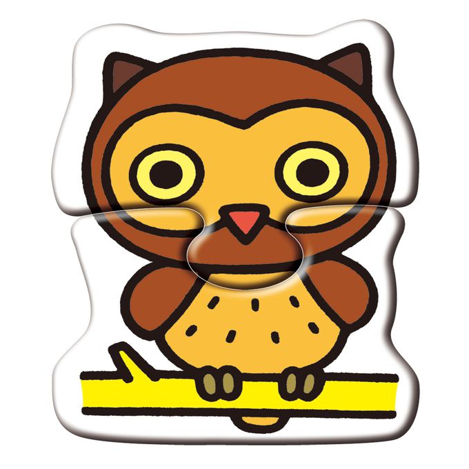 2片拼圖認知卡-可愛動物(新版)