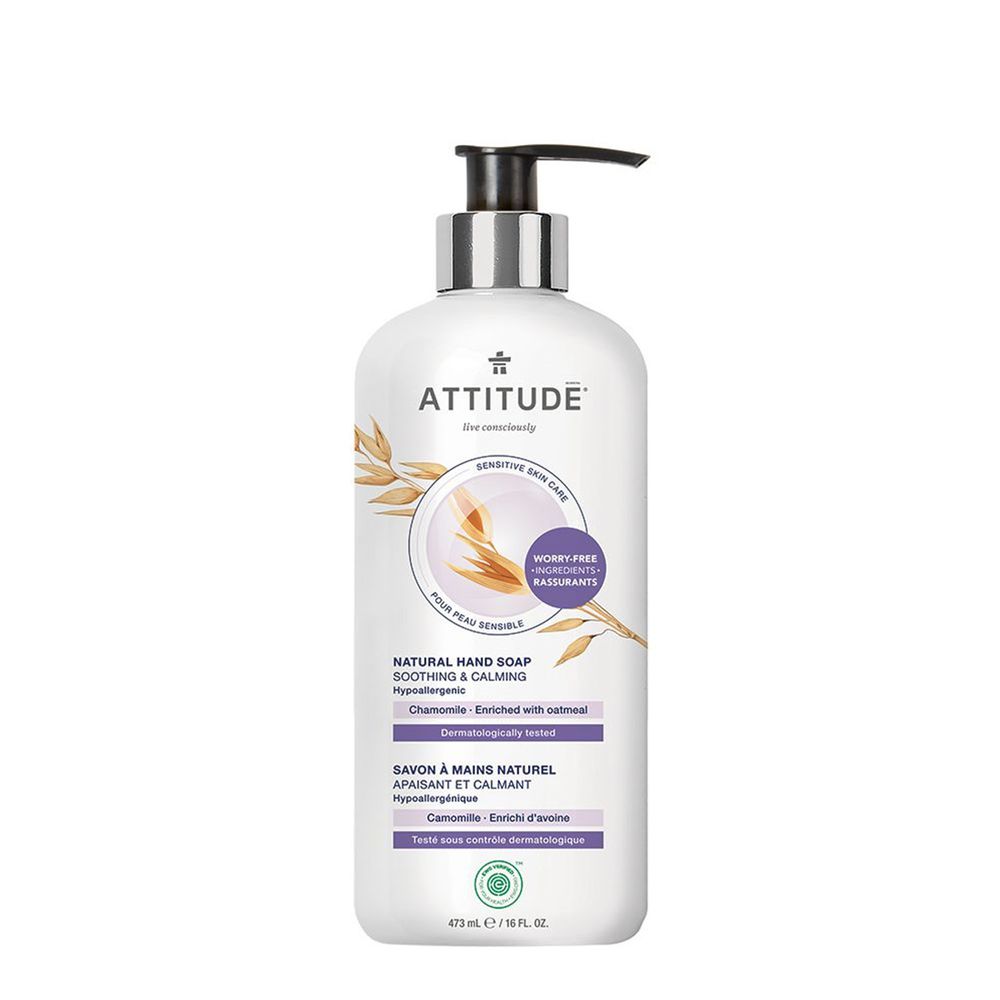 加拿大 ATTITUDE 艾特優 - 敏感肌膚洗手乳-洋甘菊-473ml