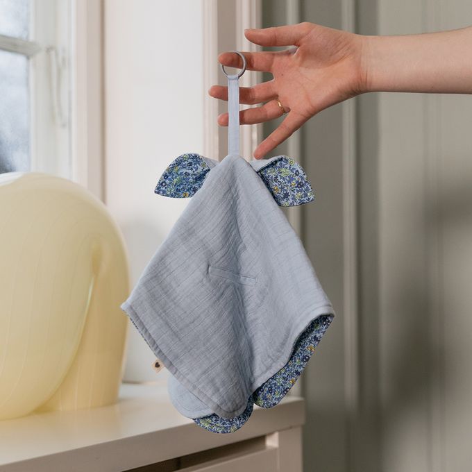 丹麥BIBS - BIBSxLiberty安撫寶寶禮盒組-Eloise寶貝藍