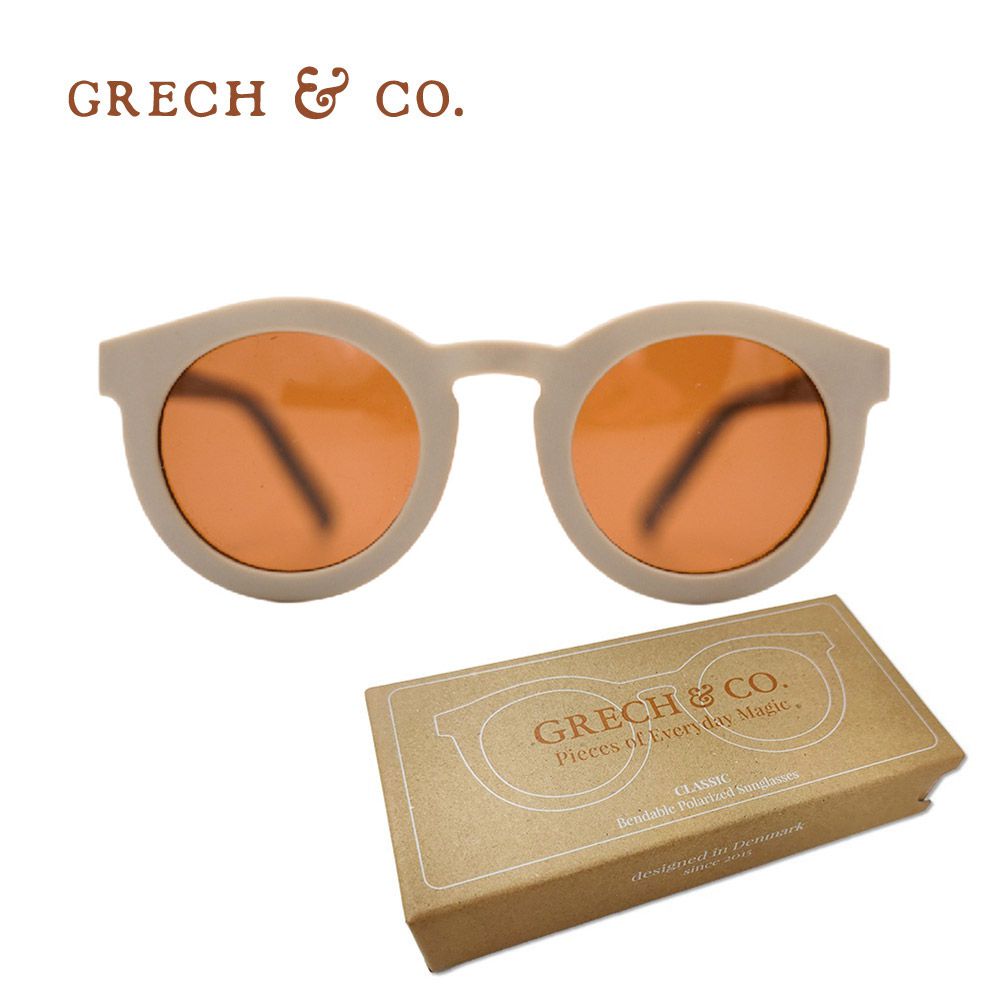 丹麥 GRECH & CO. - V3款偏光墨鏡紙盒款-砂灰