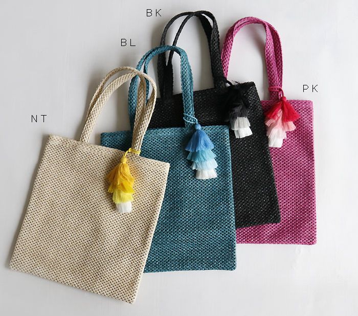 日本妞夏日最愛。草編包Ｘ編織包