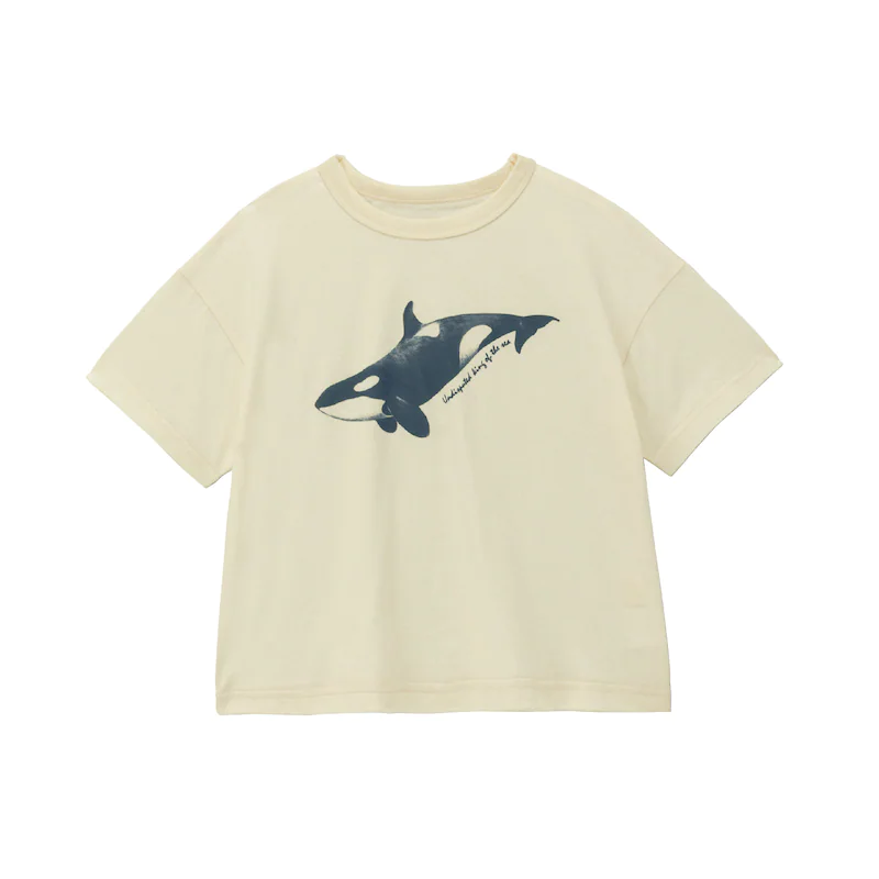 日本千趣會 - GITA 天竺棉印花短T-水母-深藍