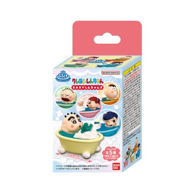 日本 BANDAI - 《BATH FRIENDS》蠟筆小新小BABY公仔入浴劑(限量)-4入組(隨機出貨)