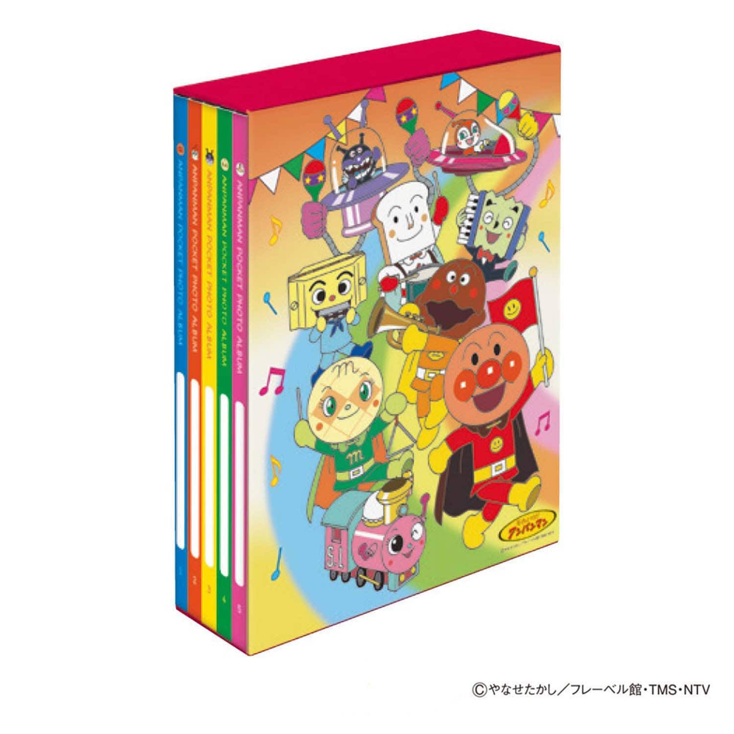 日本千趣會 - 麵包超人 相片紀錄收納/相簿(五本組)-紅 (3x5相片*210枚)