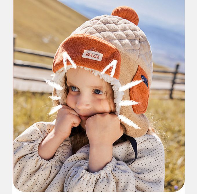 kocotree - 兒童護耳雷鋒帽 XL (黃色)