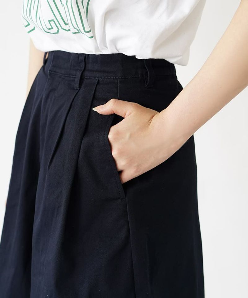 日本 zootie - 好好穿 顯瘦修身寬褲-海軍藍