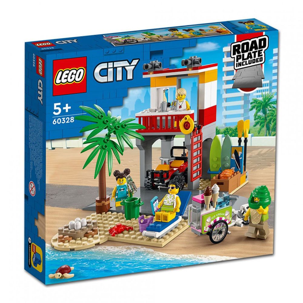 樂高 LEGO - 樂高積木 LEGO《 LT60328 》City 城市系列 - 海灘救生站-110pcs