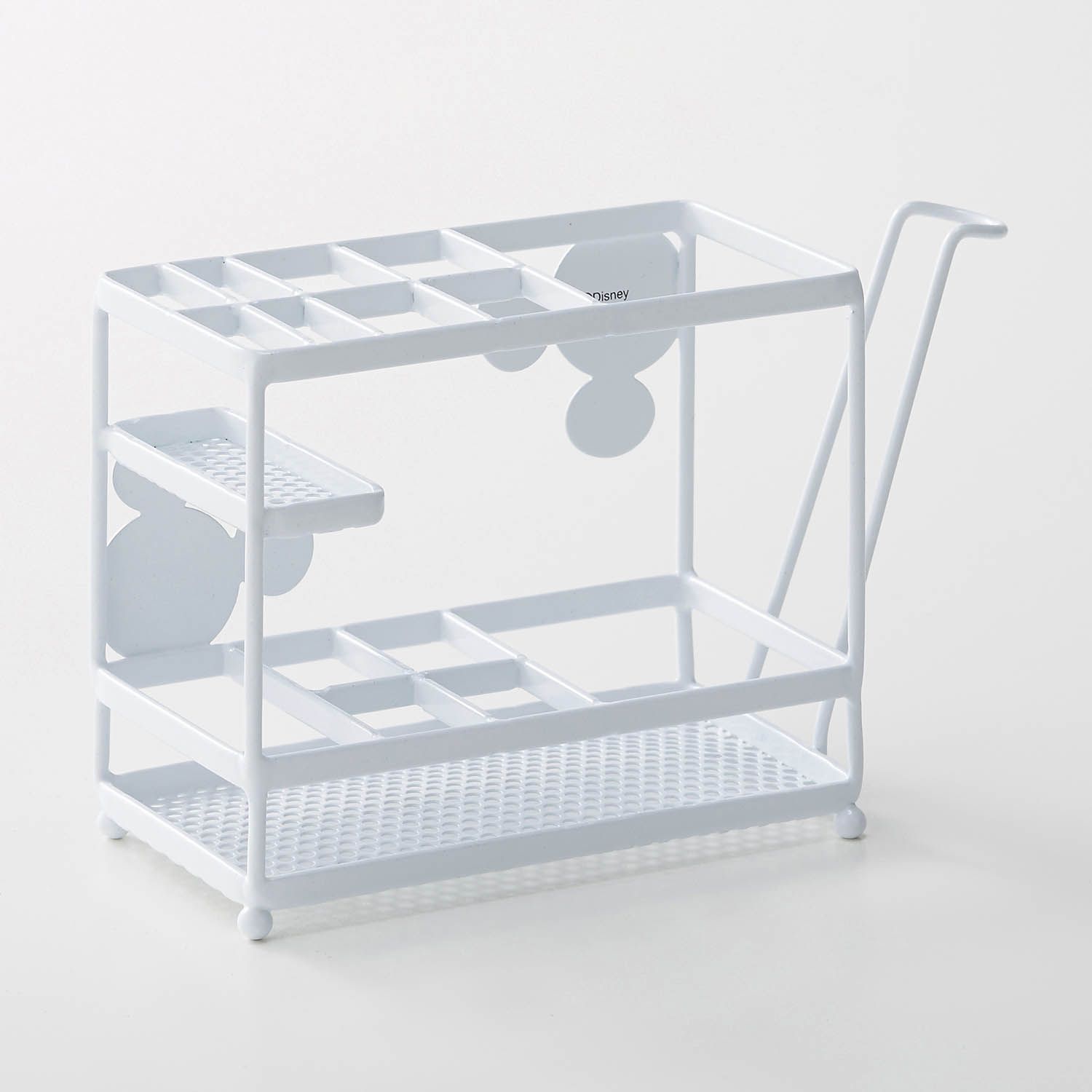 日本千趣會 - 迪士尼家庭牙刷牙膏水杯置物架-咖啡