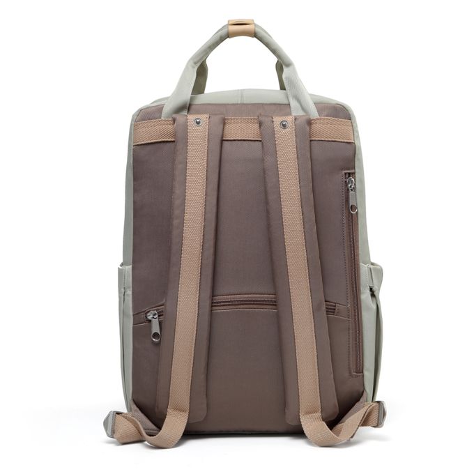 Heine 海恩 - WIN-191多功能後背包 媽媽包 尼龍包 防盜防潑水背包-奇異果摩卡紫