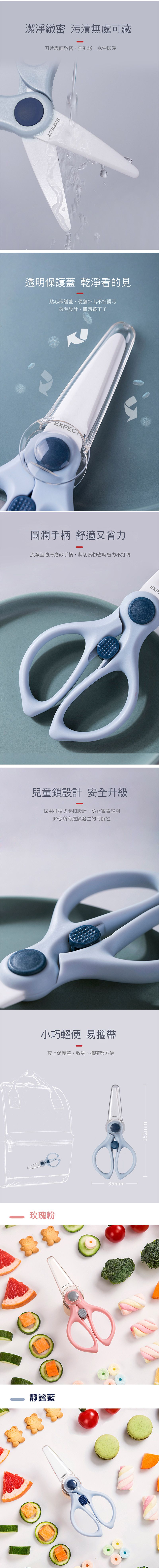 EXPECT - 陶瓷食物剪-藍色