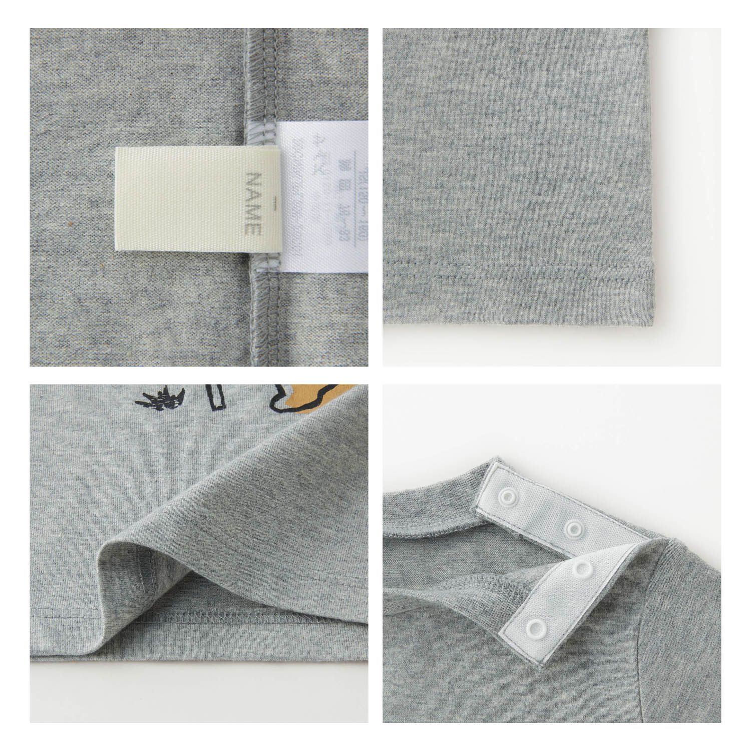 日本千趣會 - (小童)純棉印花長T-料理恐龍-藍