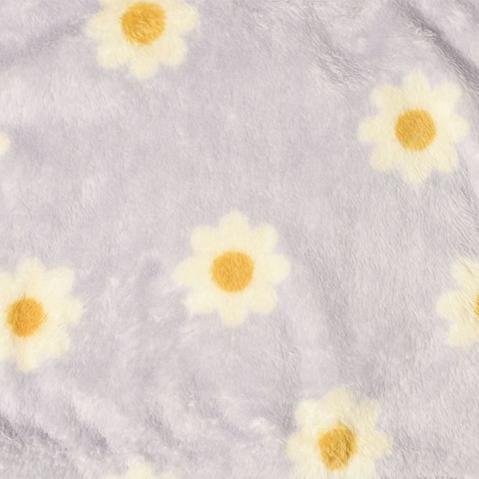 akachan honpo - 長袖休閒上衣-滿版圖案 起絨-淺藍色