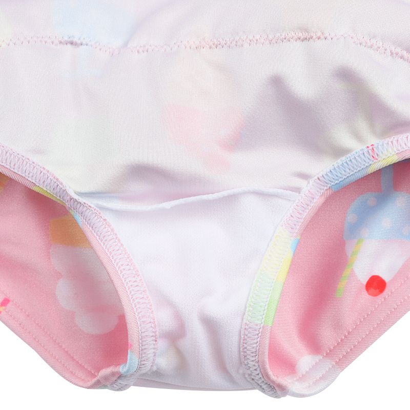 akachan honpo - 防曬泳衣＆連身泳衣-冰淇淋-粉紅色