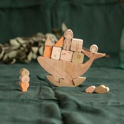 Babai Toys - 搖搖平衡鯨魚