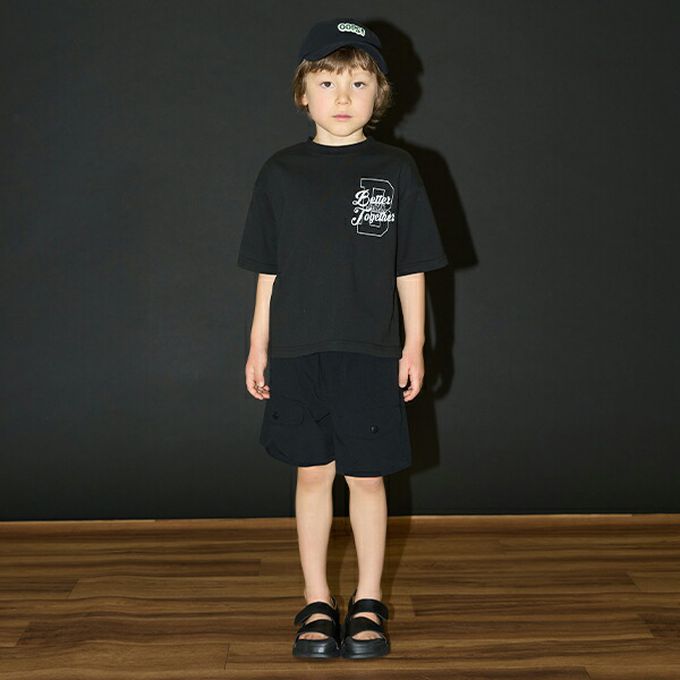 日本 b-ROOM - 美式休閒印花短袖上衣-紫