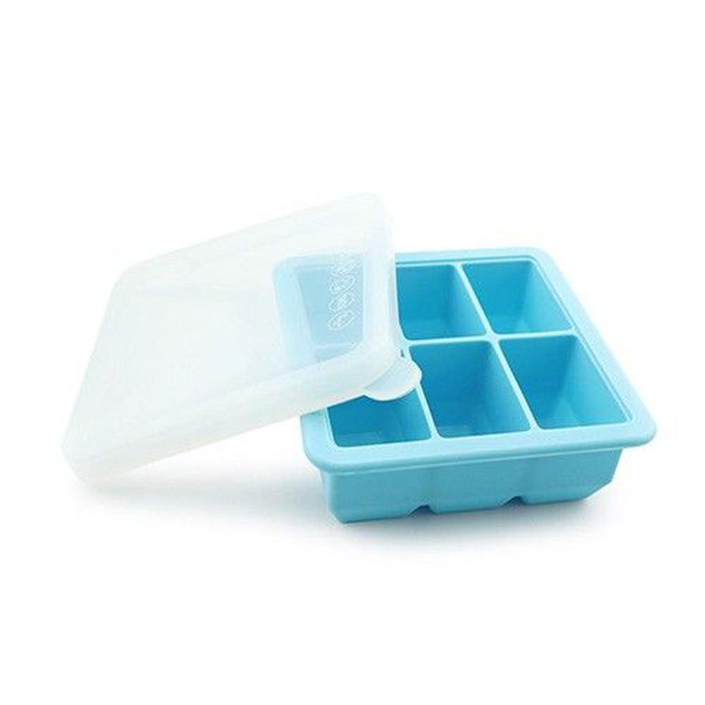 紐西蘭 HaaKaa - 矽膠副食品分裝盒/製冰盒-6 格-藍色-6格x70mL