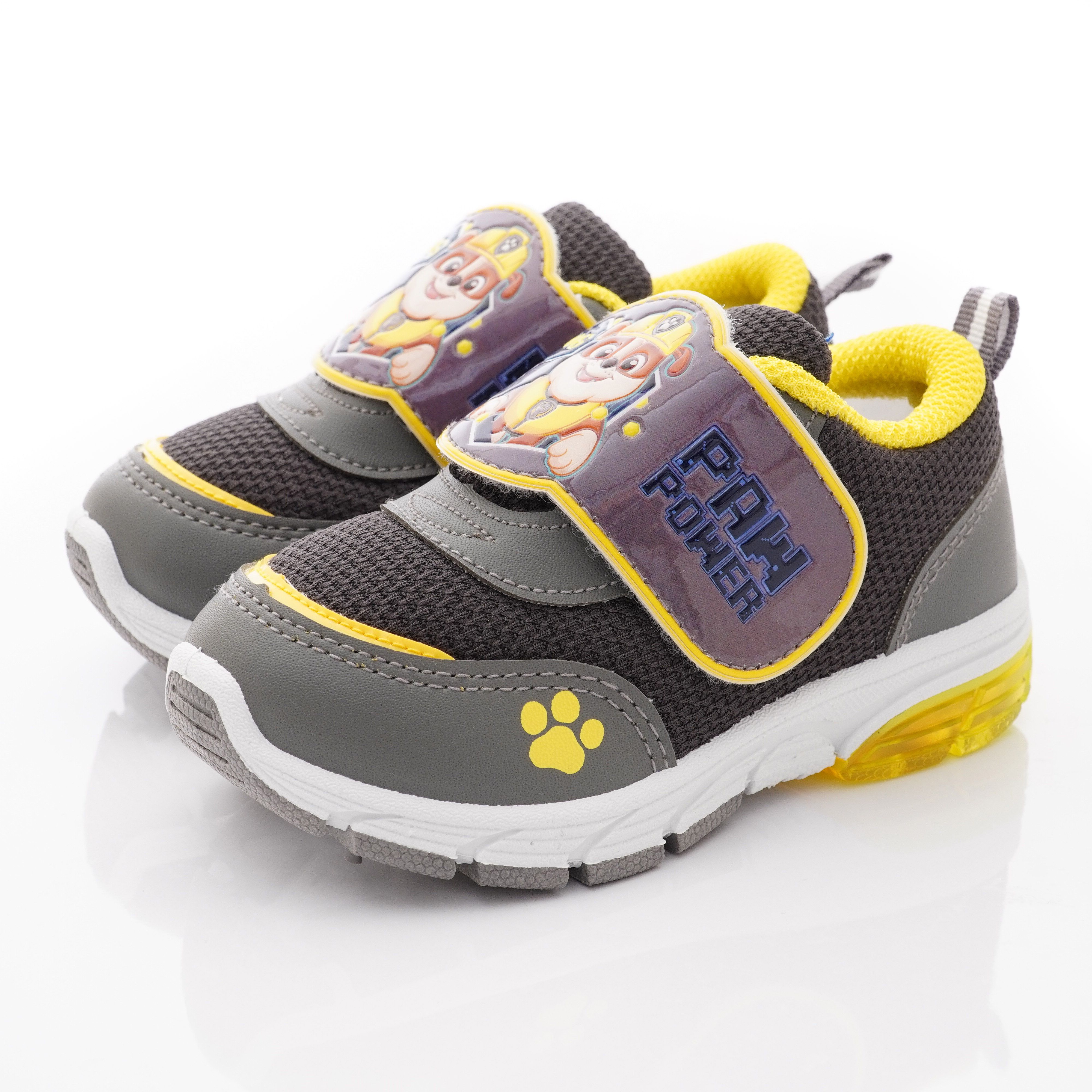 汪汪隊立大功 - 卡通童鞋-小礫電燈運動鞋款(中小童段)-灰