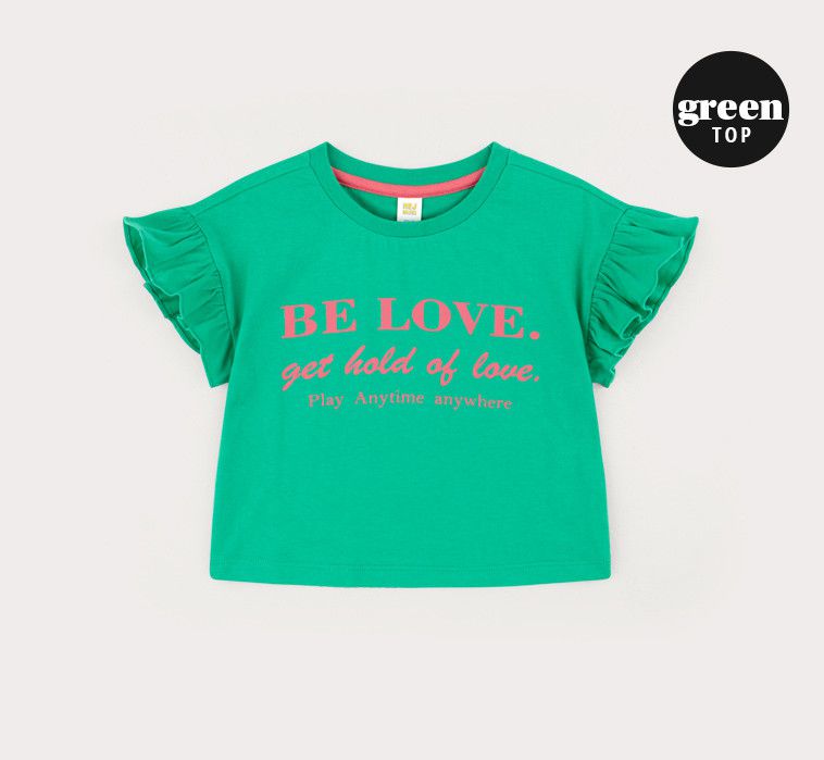 韓國 HEJMINI - 荷葉袖Be Love蛋糕裙套裝-白