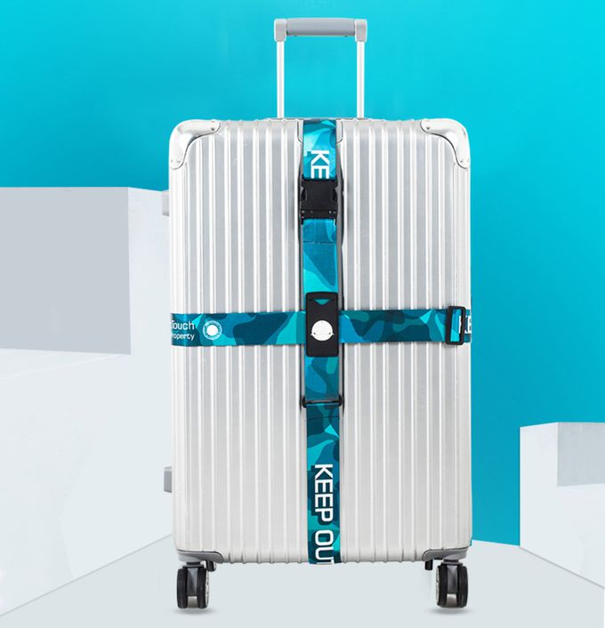 十字行李束帶2入-藍色x1 紅色x1 (雙入)