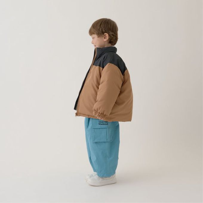 日本 b-ROOM - 萬能蓬鬆百搭溫暖鋪棉外套-淺灰