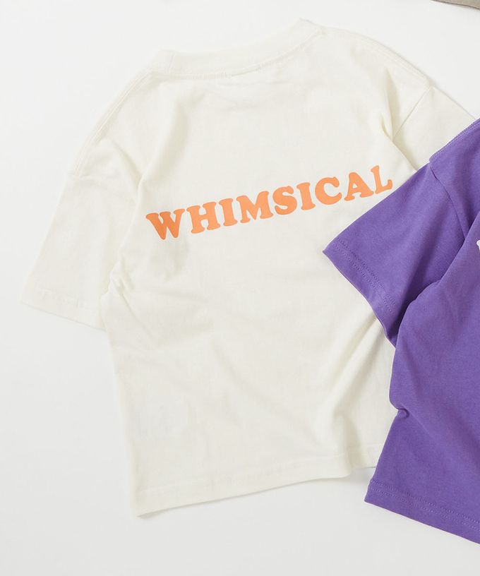 日本 devirock - 純棉定番短袖上衣-小熊領巾-草綠