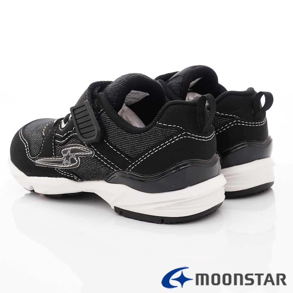 Moonstar日本月星 - 2E機能行銷主打款(中大童段)-黑