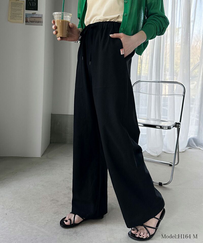 日本 Classical Elf - 純棉慵懶感美腿寬褲-摩卡