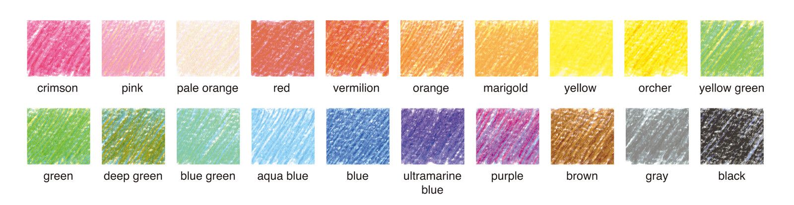 日本文具 KOKUYO - 日本製 2in1雙色絲絨感色鉛筆-20色