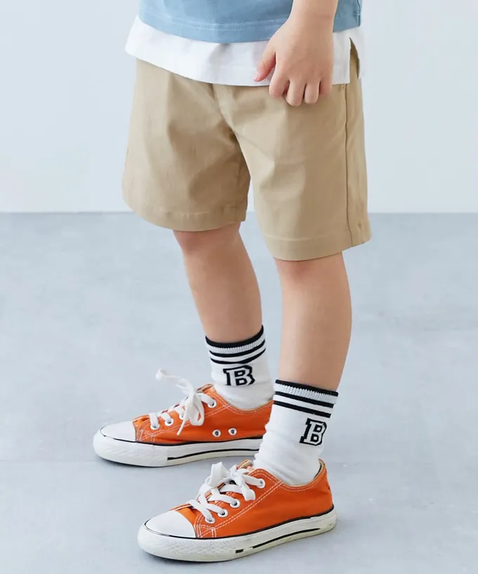 日本 devirock - 超彈力定番色休閒短褲-草綠